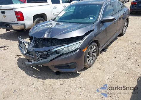 2016 Honda Civic Ex from USA, damaged, VIN 19XFC2F74GE004412